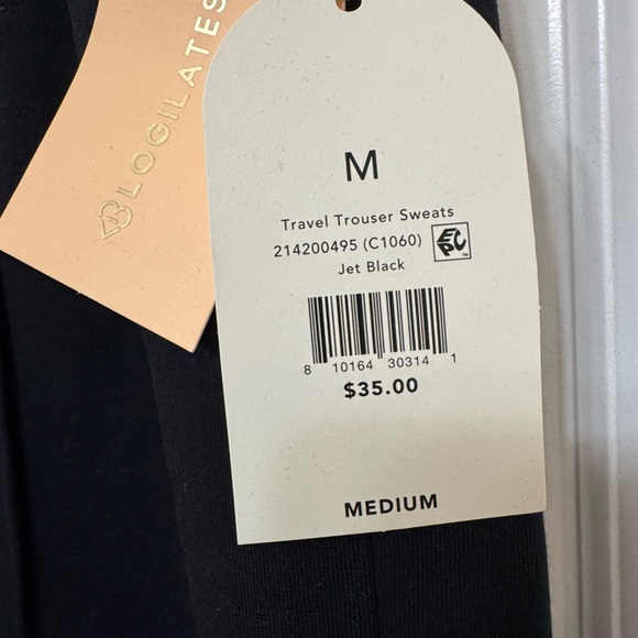 Blogilates Travel Trouser Sweats -Jet Black - Picture 4 of 8